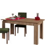 Hanah Home Mesa de Comedor Extensible Roble Claro 150x80cm